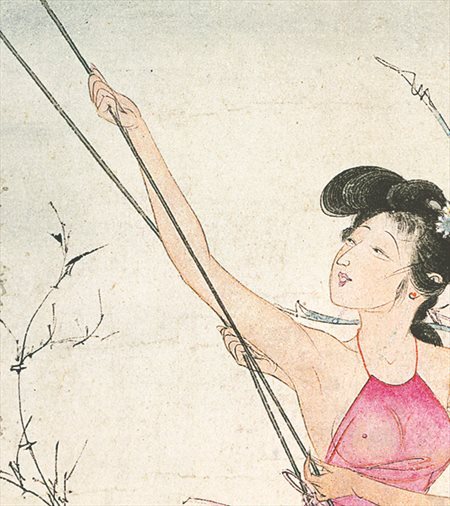 南召-胡也佛的仕女画和最知名的金瓶梅秘戏图